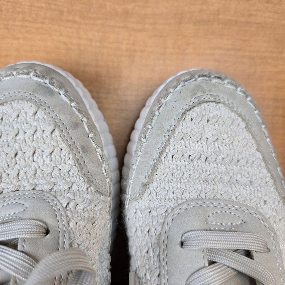 DV By Dolce Vita Fredi Women's 8 Sandstone Knit Cushioned Platform Sneakers - Picture 12 of 12
